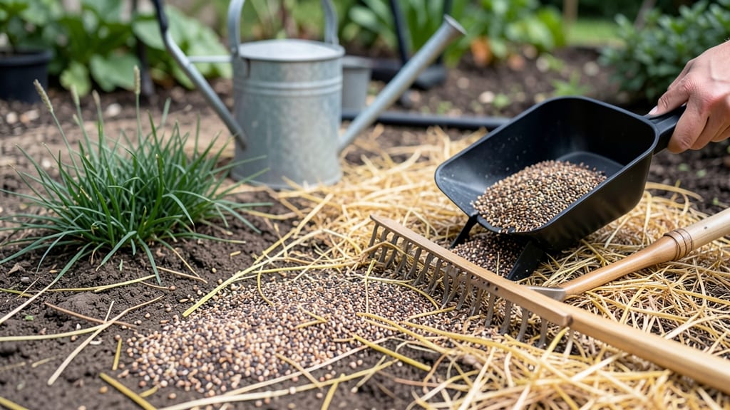 Lawn Seed Mulch: Moisture-Retaining Shield for Faster Germination