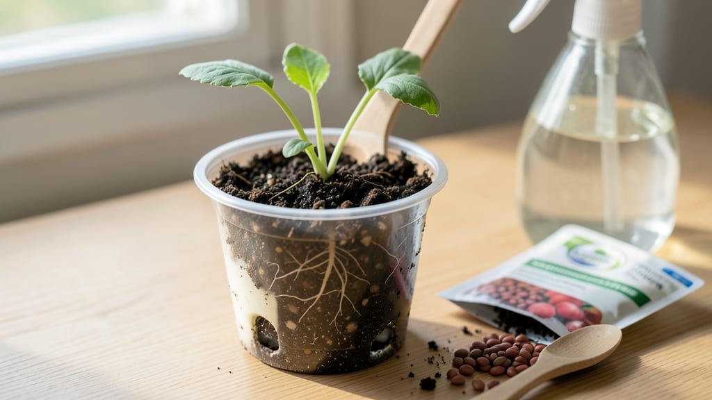 Growing A Seed In A Cup: Zero-Waste Sprouting for Balcony Gardens