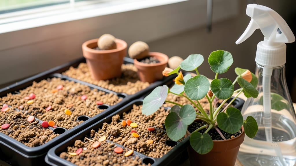 Nasturtium Seed Starting: Cold-Moisture Trick for Faster Germination
