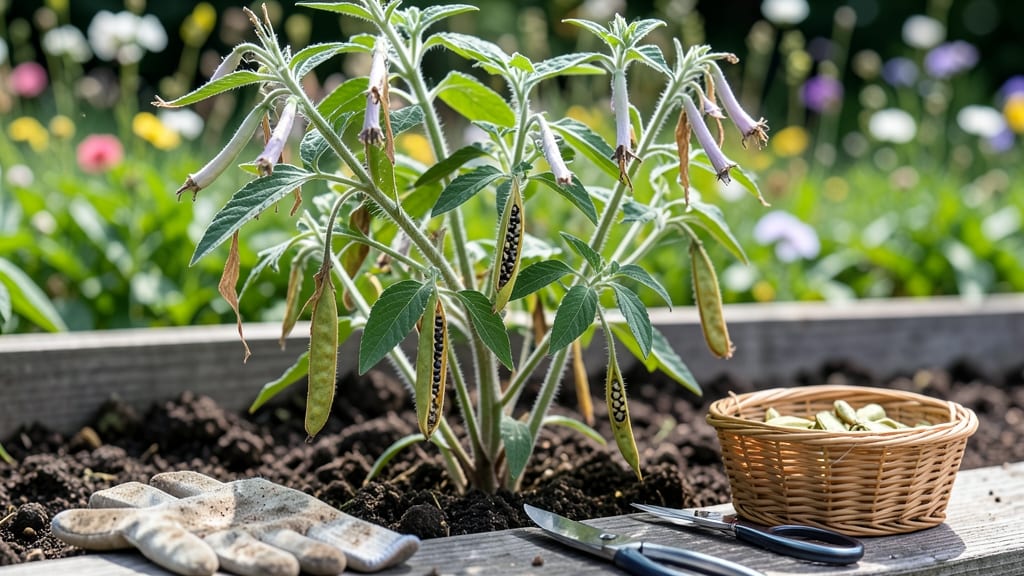 Sesame Seed Pod Growing Guide: Stress-Free Harvesting Without Twisting Struggles