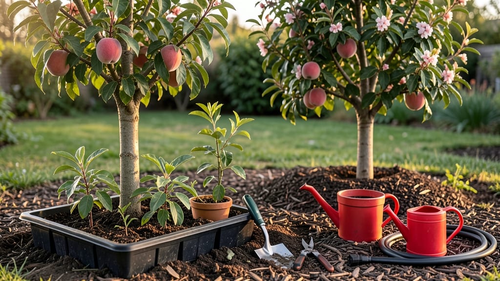 Peach Tree From Seed to Fruit: Year-Round Harvesting With Twist-Free Pods