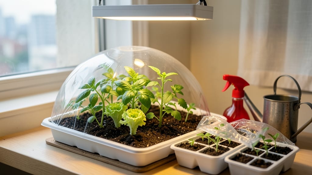 Small Seed Starting Greenhouse: Maximize Germination With Controlled Heat and Humidity