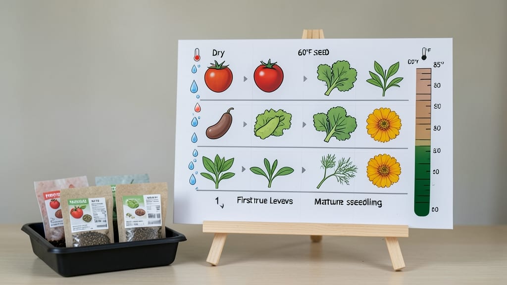 Seed Germination Chart: Quick Reference for Every Seed Type