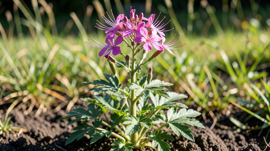 Cleome Seed Pods: Dramatic Vertical Drama for Pollinator Gardens