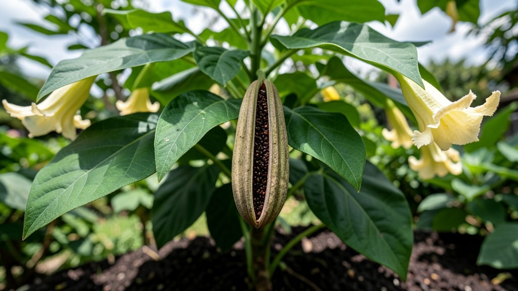 Devil's Trumpet Seed Pods: Zero-Twist Harvesting for Viable Seeds Every Time
