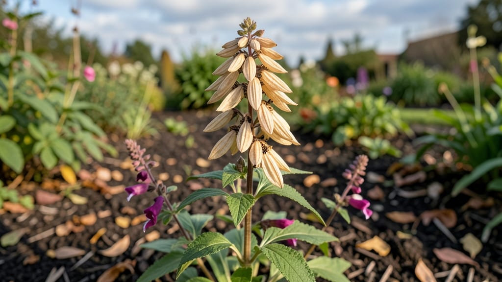Bee Balm Seed Pods: Gentle Twist-Release for Viable Seed Harvesting
