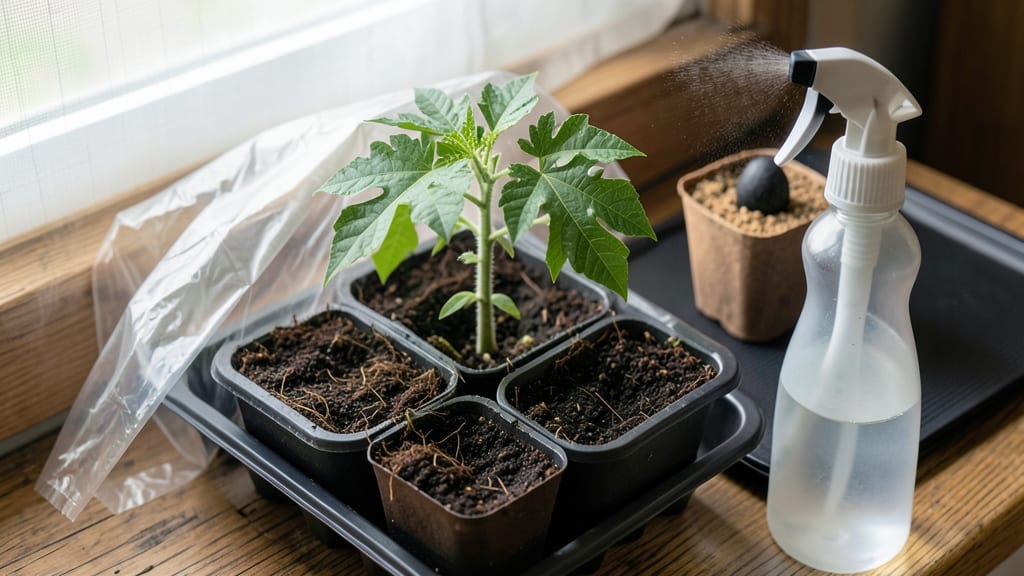 Papaya Seed Germination: Cold-Stressed Sprouts in 60 Days