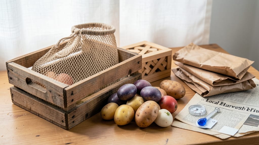 Potato Seed Storage: Zero-Waste Viability Through Cold Stratification