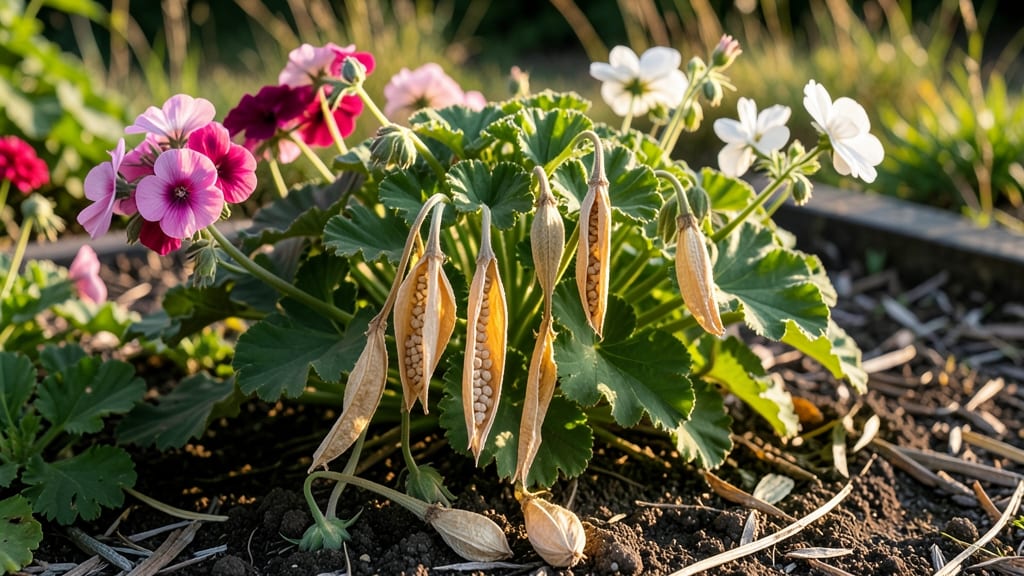 Geranium Seed Pods: Cold-Stressed Blooms in 60 Days