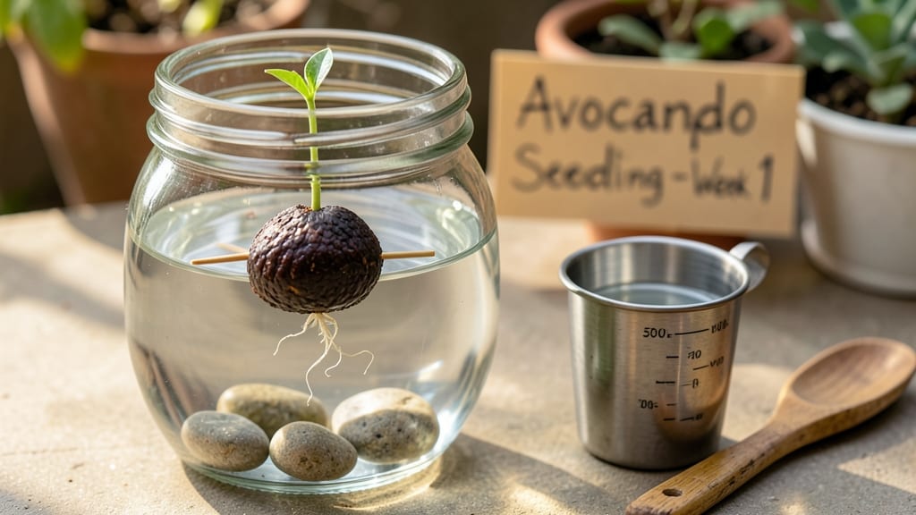 How to Plant Avocado Seed in Water: Root Sprouting Secrets for Kitchen Counter Gardening