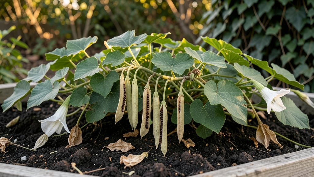 Moonflower Seed Pods: Twist-Free Harvesting for Viable Year-Round Seeds