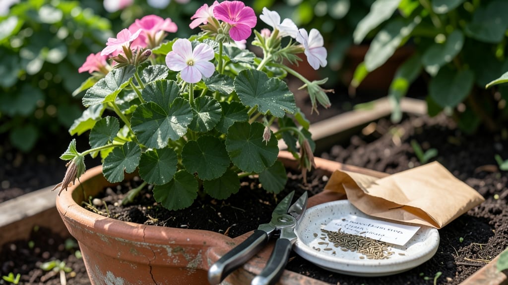 Geranium Seed Collection: Cold-Stressed Blooms in 60 Days Without Twist Struggles