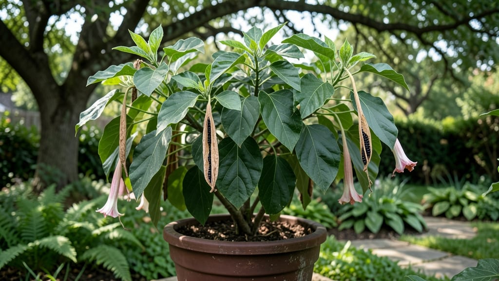 Brugmansia Seed Pods: Cold-Stressed Viability Test for Next Year’s Blooms