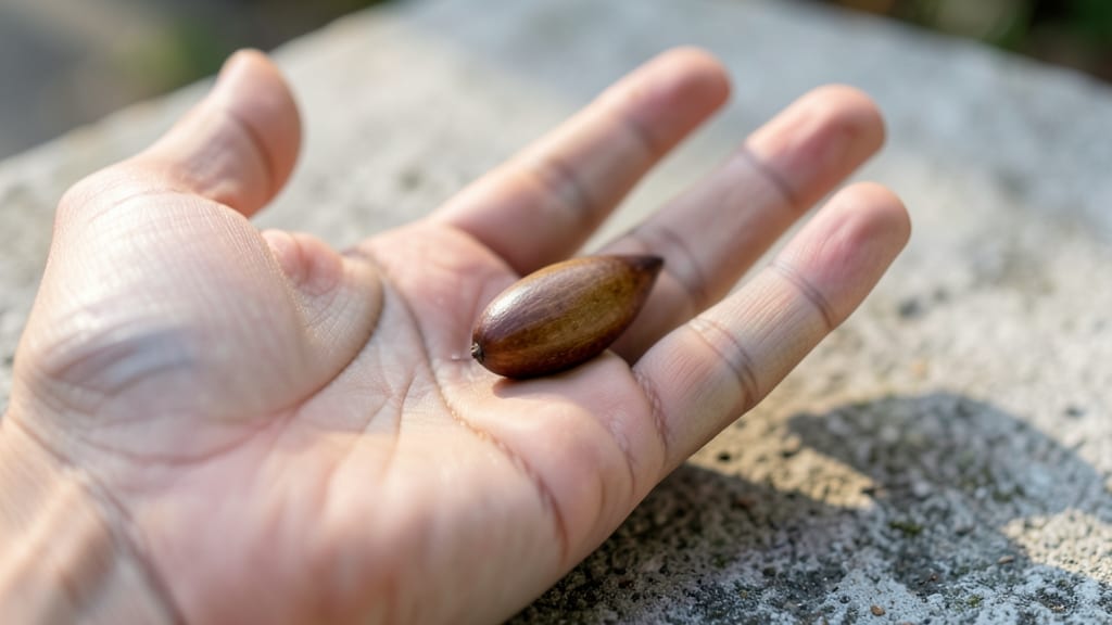 Apple Seed in Hand: Cold-Tested Viability Before Drying