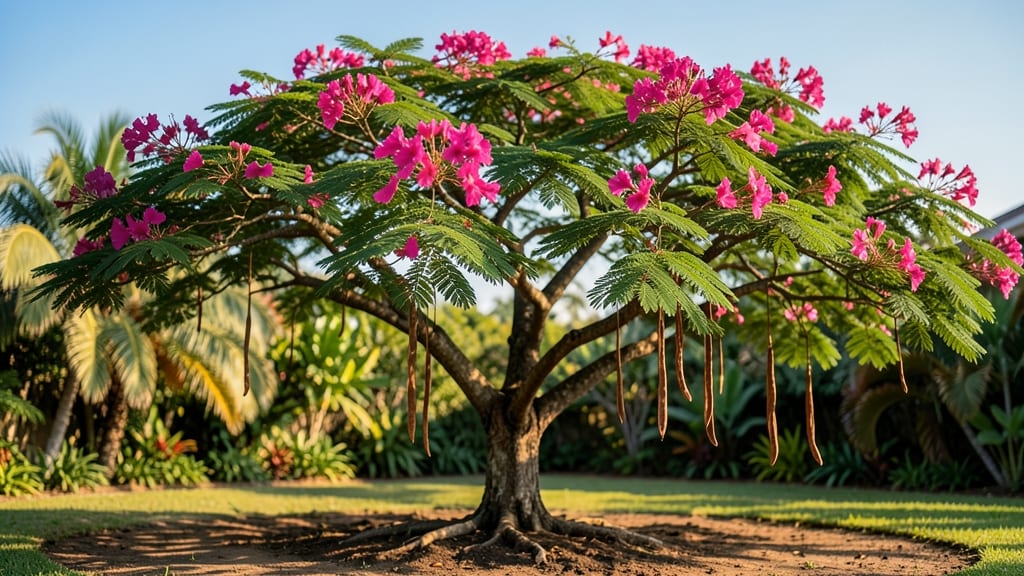Royal Poinciana Tree Seed Pods: Cold-Stressed Germination in 45 Days
