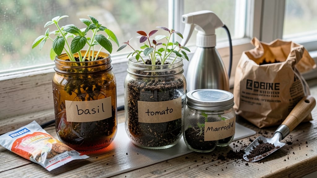 Seed Starting Old Jars: Zero-Waste Planters for Healthy Starts