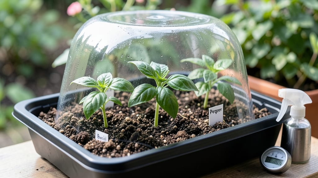Seed Starting Humidity Dome: DIY Greenhouse Effect for Fast Germination