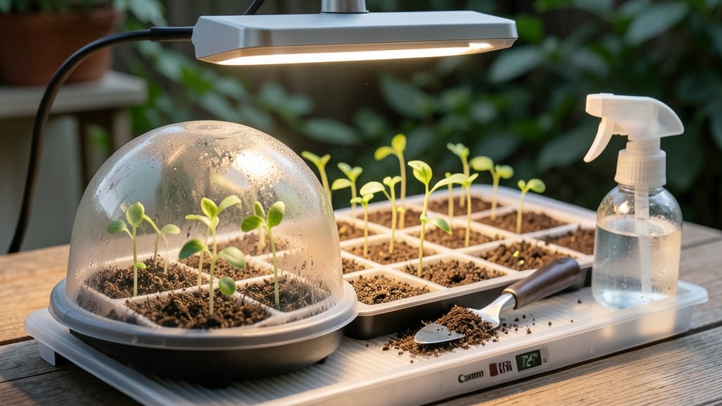 Seed Starting Kit With Light: Grow Strong Starts Indoors Any Time of Year